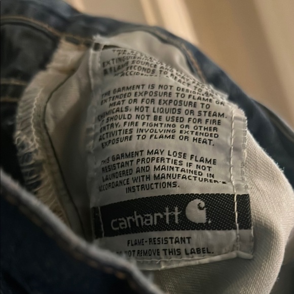 Carhartt Blue Straight Jeans Timeless Fit - Picture 3 of 6